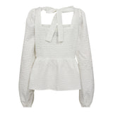 CECILIA-BLOUSE - CREME