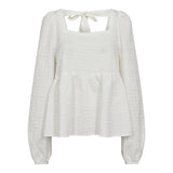 CECILIA-BLOUSE - CREME