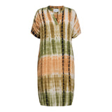 FREJA-TUNIC - ARMY BROWN TIE DYE