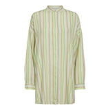 SPIR-LS-SHIRT - GREEN SAND STRIPE