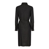 INA-LS-SHIRT-DRESS - BLACK GOLD