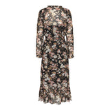 NIKITA V-NECK DRESS - SANDY FLOWER