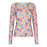 MESH TOP - FUNNY FLOWERS SAND