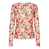 MESH TOP - X-MAS FLOWERS ROSE