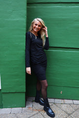 ALMA-LONG-DRESS - BLACK