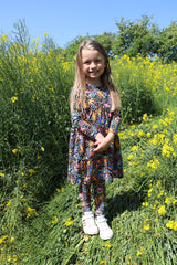 ALMA-LS-DRESS3 (KIDS) - FLOWER FORREST