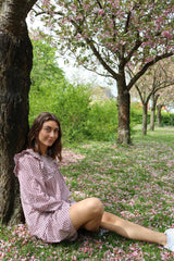 HEATHER-LS-DRESS - PINK CLOVER