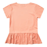 ALMA-FRILL-T-SHIRT (KIDS) - PAPAYA
