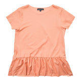 ALMA-FRILL-T-SHIRT (KIDS) - PAPAYA