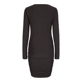 ALMA-LONG-DRESS - BLACK