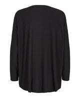 ALMA-LS-TOP (FLEECE) - BLACK
