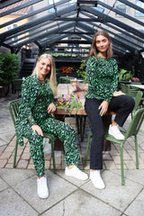 GRO-LS-T-SHIRT - GREEN ZEBRA