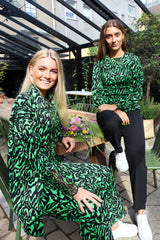 GRO-LS-T-SHIRT - GREEN ZEBRA