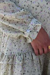 SHIRLEY DRESS - DUSTY LIME