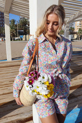 SARA LS SHIRT - MULTICOLOR FLOWER