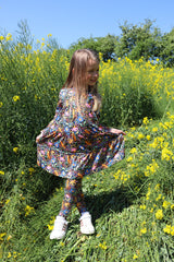 ALMA-LS-DRESS3 (KIDS) - FLOWER FORREST