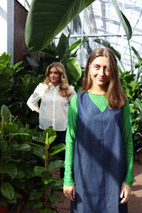 FLORA-BLOUSE - GREEN DAISY