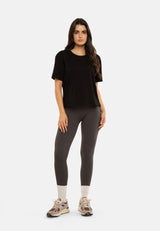 NINNA-RIB-LEGGING - ASPHALT