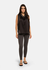 NINNA-RIB-LEGGING - ASPHALT