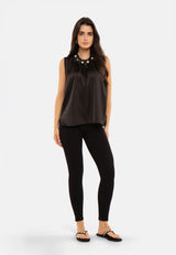 NINNA-RIB-LEGGING - BLACK