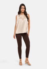 NINNA-RIB-LEGGING - COFFEE BEAN