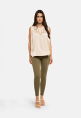 NINNA-RIB-LEGGING - LICHEN GREEN