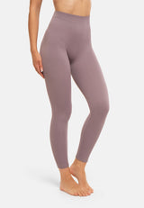 NINNA-RIB-LEGGING - PALE MAUVE