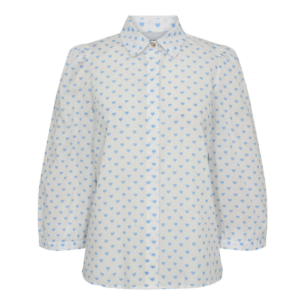 OANNA-BLOUSE - BLUE HEART