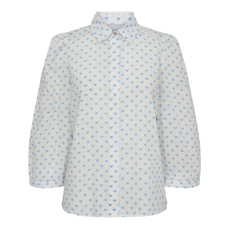 OANNA-BLOUSE - BLUE HEART