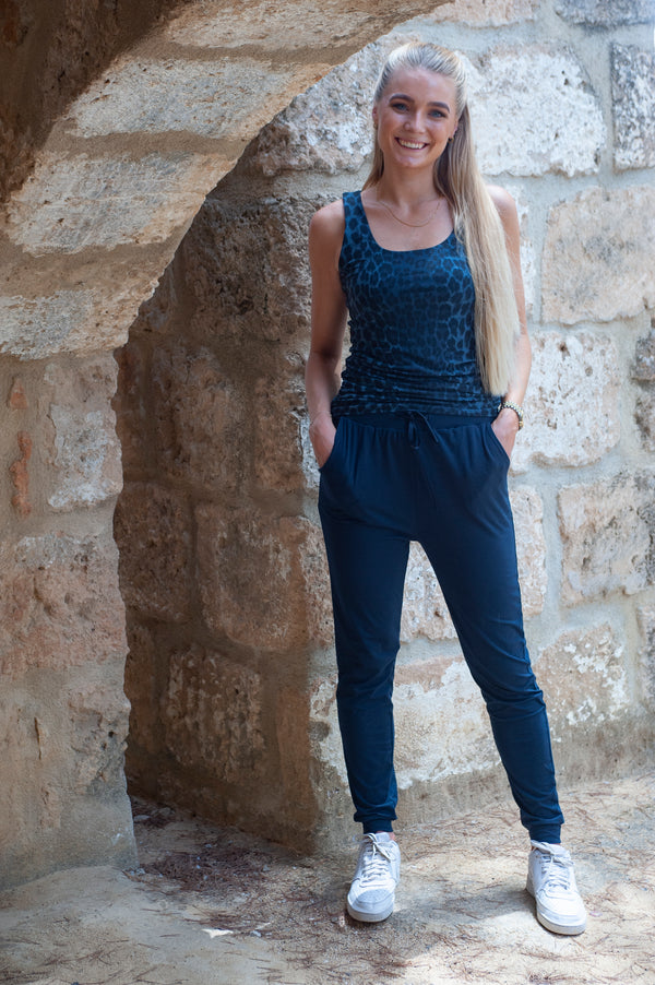 ALMA-PANTS - DUSTY NAVY