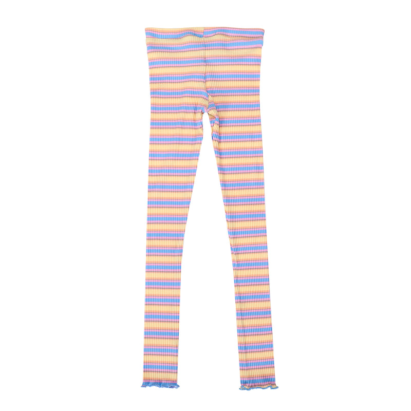 NATALIA-LEGGINGS-KIDS - YELLOW ROSE BLUE STRIPE