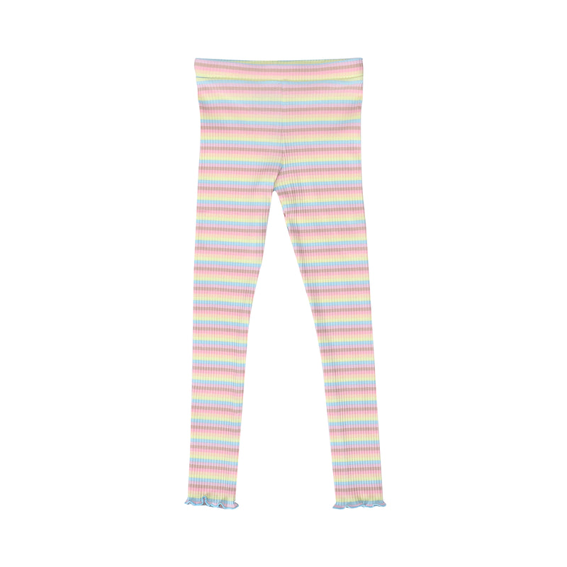 NATALIA LEGGINGS-KIDS - DUSTY MULTICOLOR STRIPE