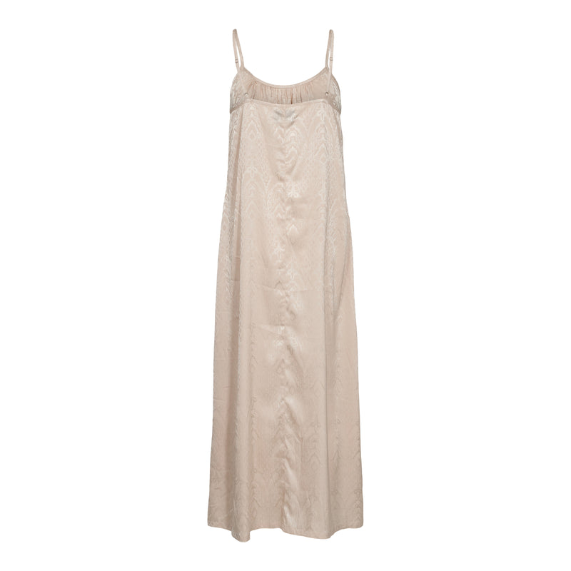 CAMILLA-STRAP-DRESS - CREME
