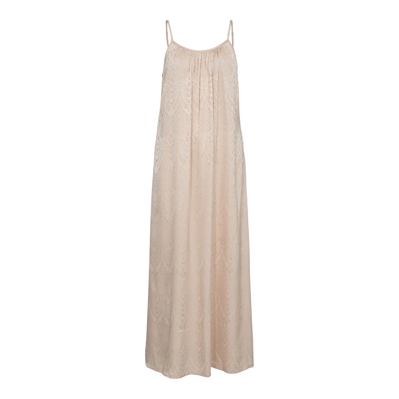 CAMILLA-STRAP-DRESS - CREME
