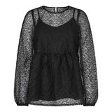 IDA-LS-BLOUSE - BLACK 
