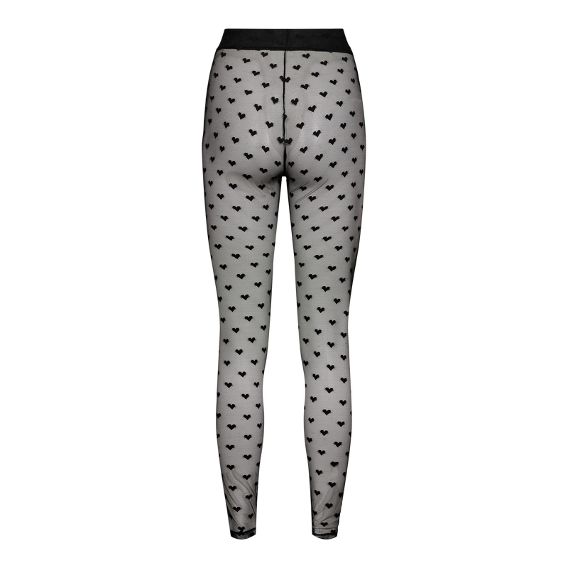 ISA-LEGGING - BLACK HEART