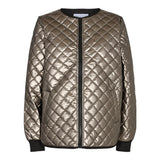 META-QUILT-JACKET - DARK GREY METALIC
