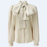ELINA LS BLOUSE - CHAMPAGNE