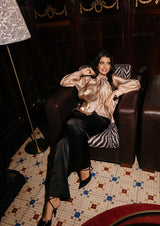 ELINA LS BLOUSE - GOLDEN