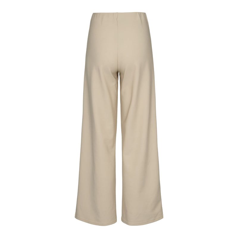 HER WIDE PANTS - CREAM