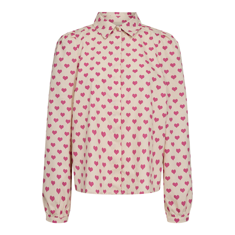 FLORA-LS-BLOUSE - PINK HEART