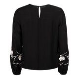 SADA-LS-BLOUSE - BLACK