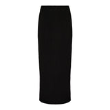 HER LONG SKIRT - BLACK