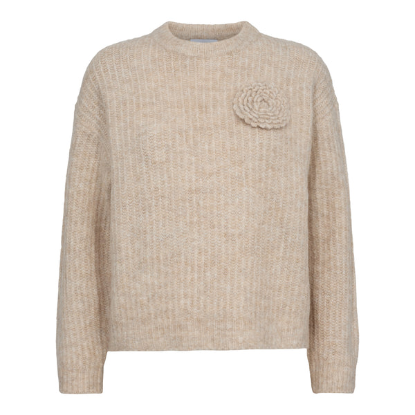 FRO-FLOWER-PULLOVER - CREME