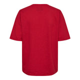 ULLA SS VNECK TSHIRT - RED