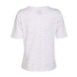 ULLA SS VNECK TSHIRT - WHITE