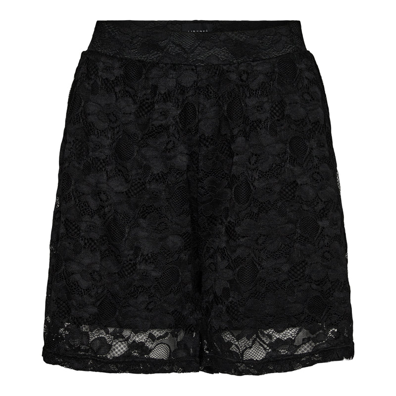 ISA-LACE-SHORTS - BLACK