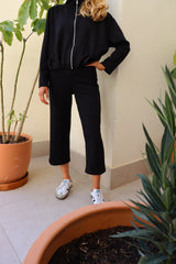 HENNY CULOTTE PANTS - BLACK