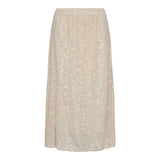 PAIGE-SKIRT - CREME SEQUINS