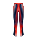 NATALIA-STRAIGHT-PANTS - NAVY RED WHITE STRIPE